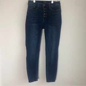Judy Blue High Waist Skinny Button Fly Jeans Size 27